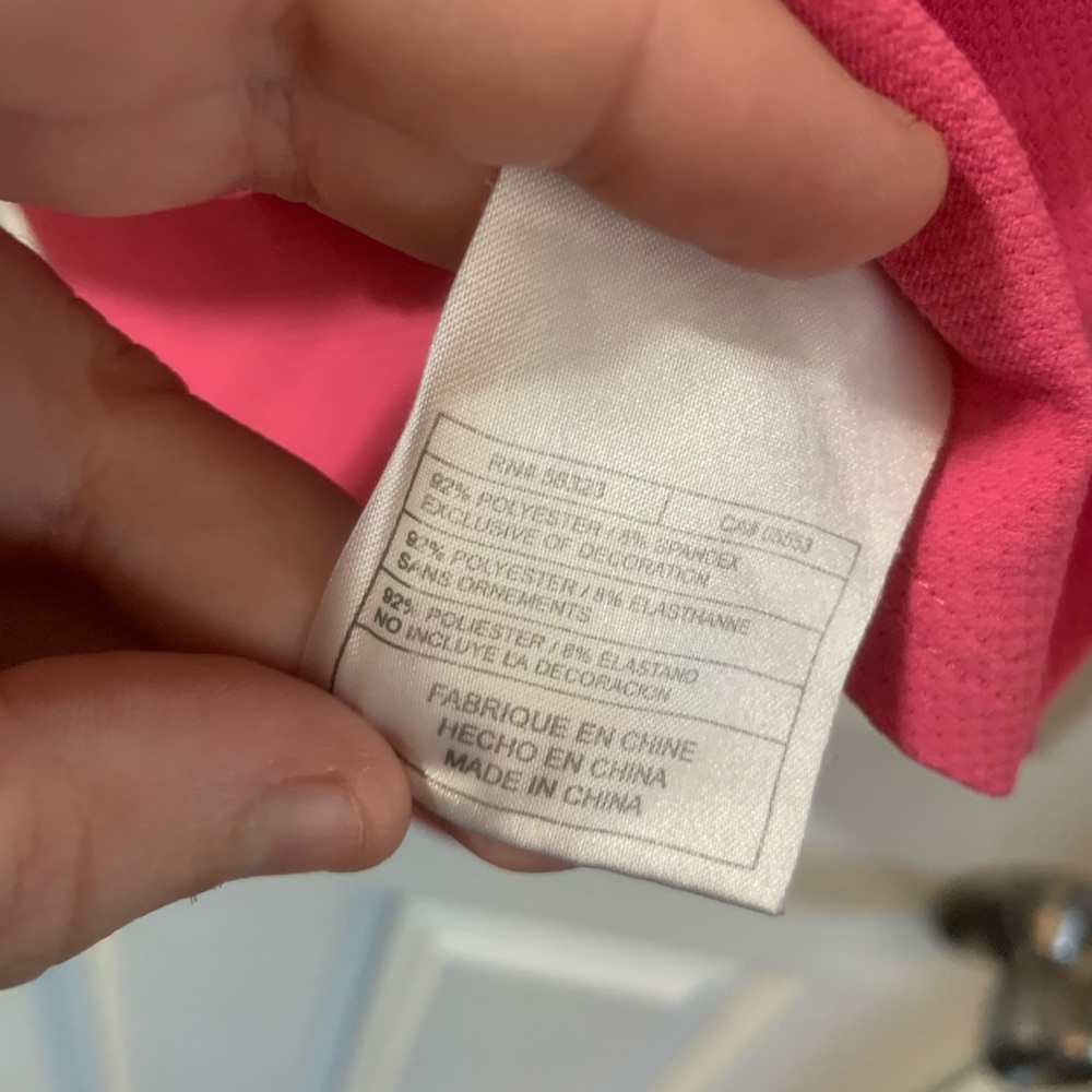 Nike Fit Dry Pink 1/2 Zip Sleeveless Tank size M - Picture 6 of 8